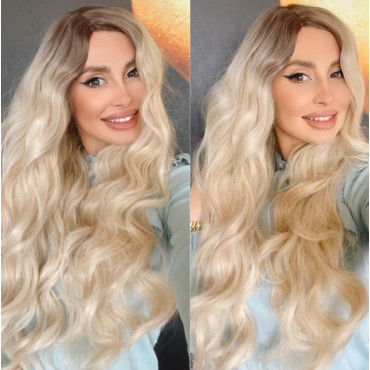 Peruca Baby Blonde Ondulat